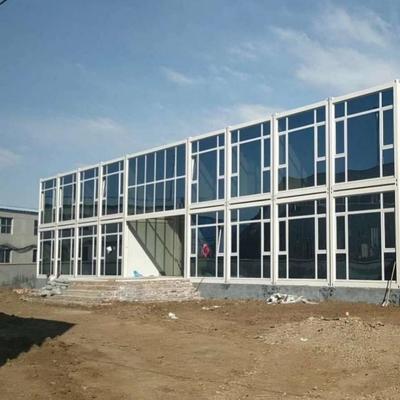 杏花嶺內走廊活動房安裝 制作鼓樓街玻璃幕彩鋼房