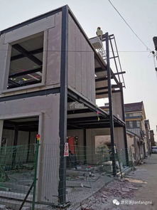 常熟梅李自建房 裝配式h鋼結構框架 蒸汽加壓混凝土板 alc 住宅直播貼