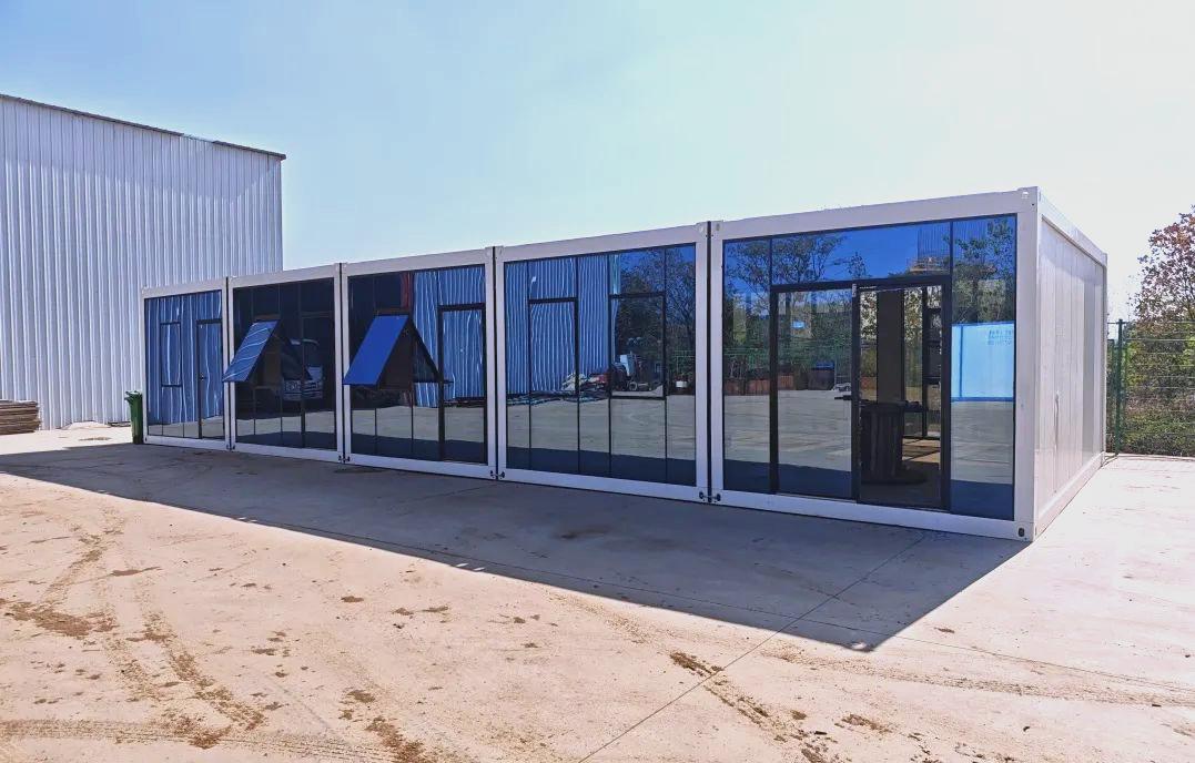 創新設計與卓越服務并行 麻城項目裝配式房屋及鋼結構料棚圓滿完工